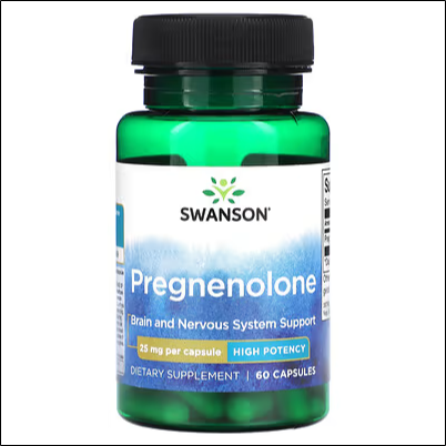 Hormonal imbalance - Swanson, Pregnenolone, 25 mg, 60 capsules