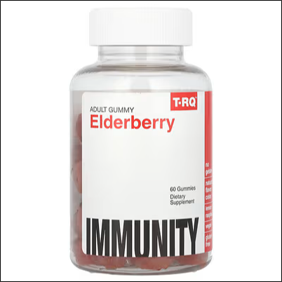 Weakened immune system and frequent colds - T-RQ Elderberry Immune Lemon Raspberry 60 Chewable Tablets