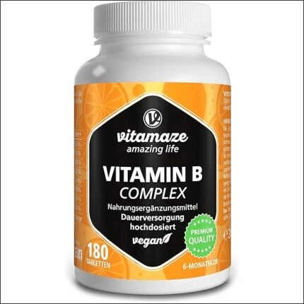 Fatiga y baja energía - Vitamin B complex extra high dosed, 120 vegan