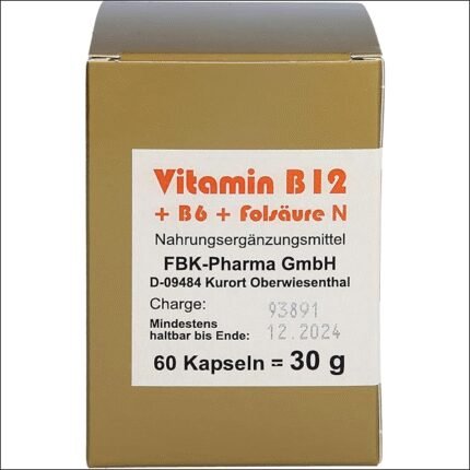 Дефицит витаминов группы B — Vitamin B6+B12+Folic Acid N Capsules