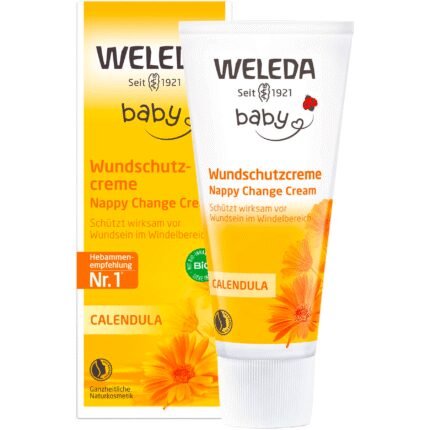 Moisturizes baby skin – Weleda Calendula