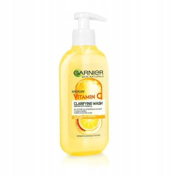 garnier naturals vit c cleansing gel 200ml Naturals Vit. C Cleansing Gel 200 ml – Garnier
