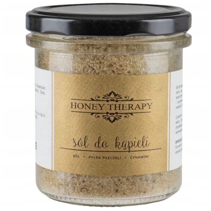Sel de bain au Pollen 350g-Thérapie au miel