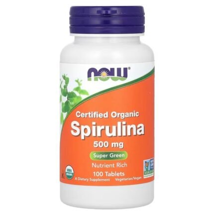 Certified organic spirulina – NOW Foods,