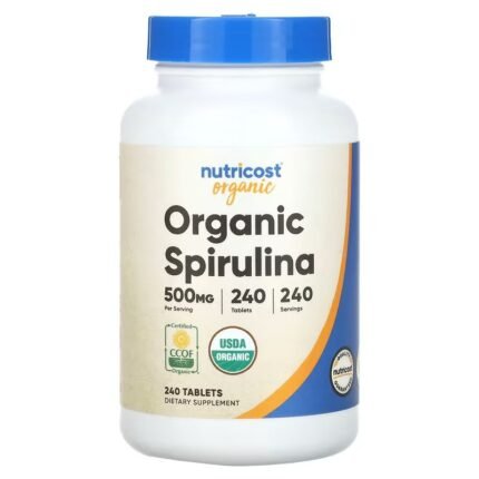 Органический стимулятор спирулины-Nutricost,