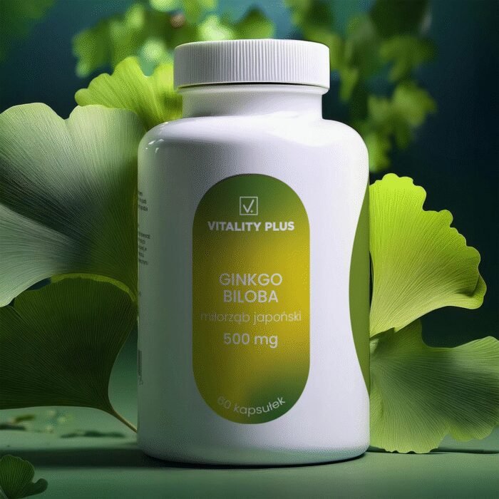 Ginkgo biloba 500 mg 60 caps – Vitality Plus