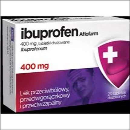 Moderate to severe pain - Ibuprofen 400 mg, 20 tablets, Aflofarm Painkiller