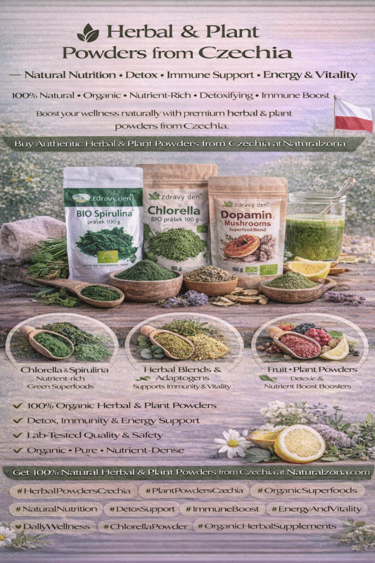 Herbal&Plant Powders from Czechia
