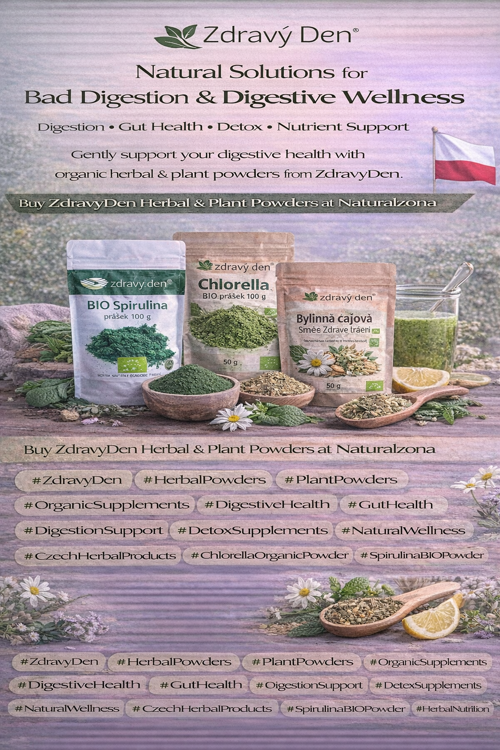 ZdravyDen Herbal& Plant Powders
