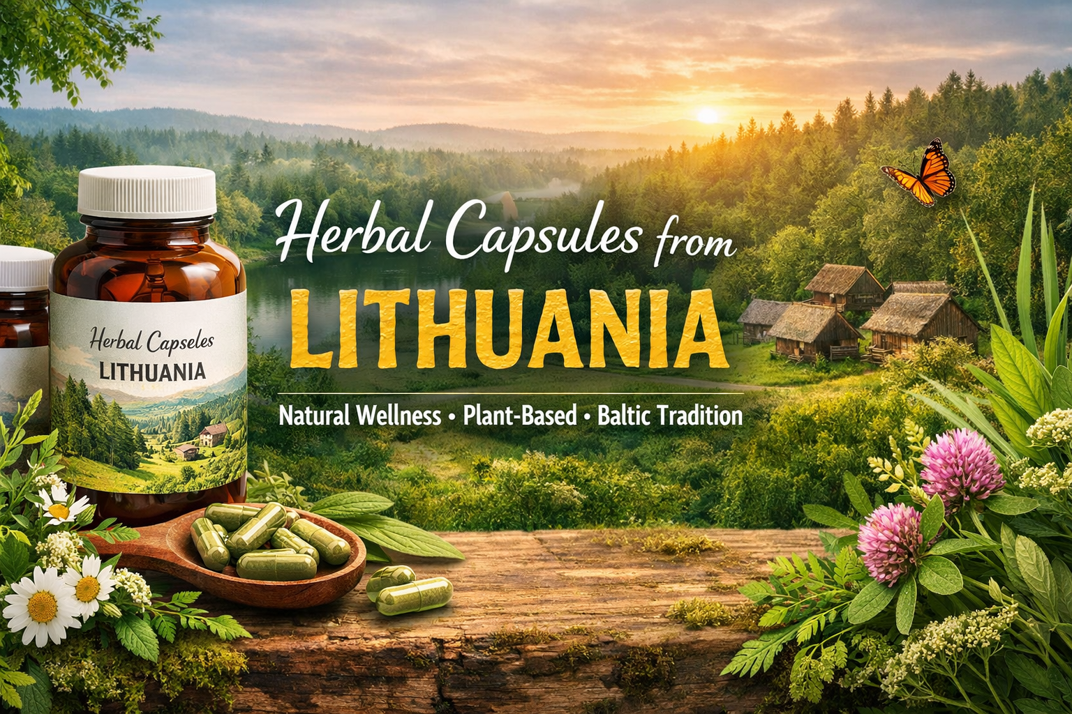 Herbal Capsules from Lithuania