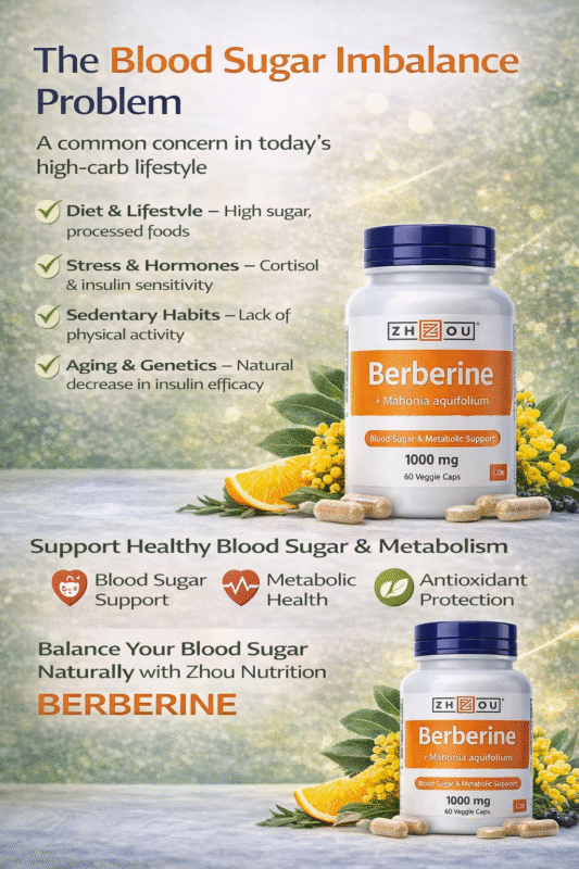 American Zhou Nutrition Berberine 